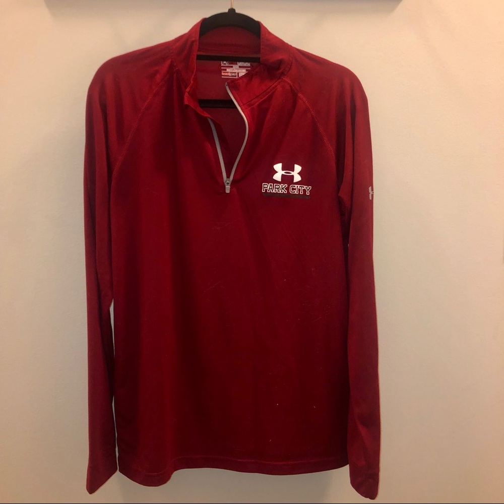 Maroon Under Armour Park City, Utah Quarter Zip 🎿